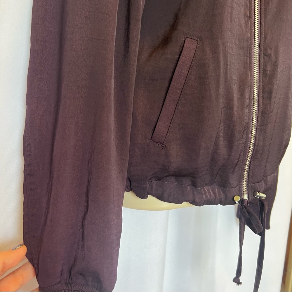 H&M Kids Maroon Front Zip Light Weight Jacket - Picture 6 of 9
